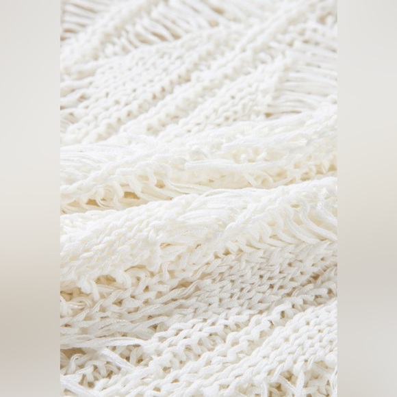 Women's Cream Knit Sweater - Picture 10 of 14